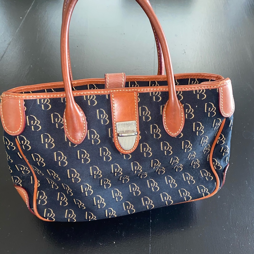 Black & Brown Dooney & Burke Purse